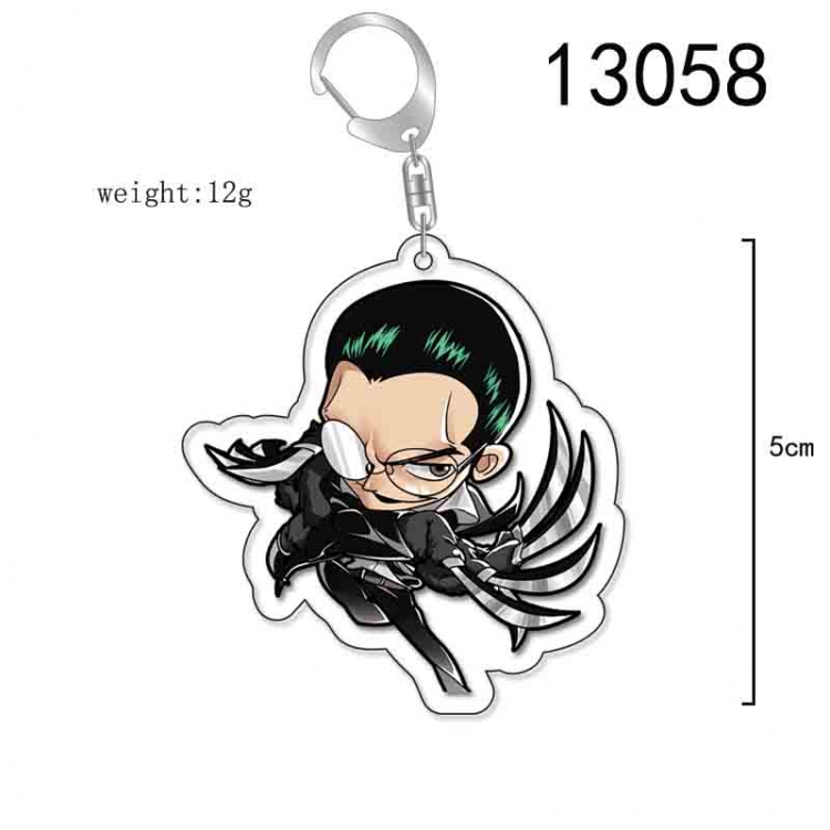 One Piece Anime Acrylic Keychain Charm price for 5 pcs 13058