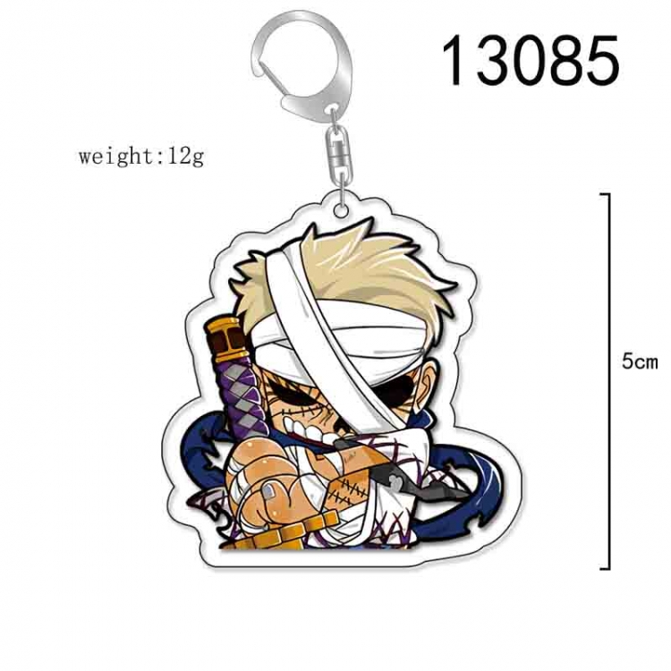 One Piece Anime Acrylic Keychain Charm price for 5 pcs 13085