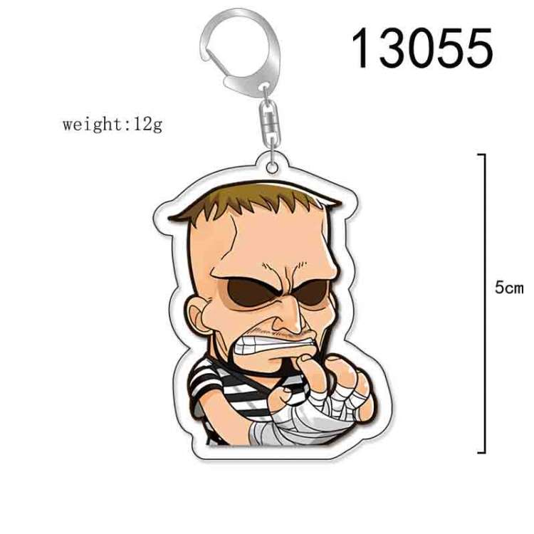 One Piece Anime Acrylic Keychain Charm price for 5 pcs 13055