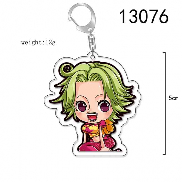 One Piece Anime Acrylic Keychain Charm price for 5 pcs 13076