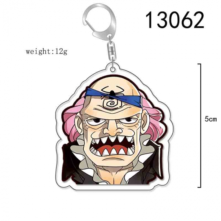 One Piece Anime Acrylic Keychain Charm price for 5 pcs 13062