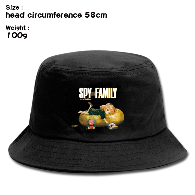 SPY×FAMILY Anime canvas fisherman hat sun hat 58cm