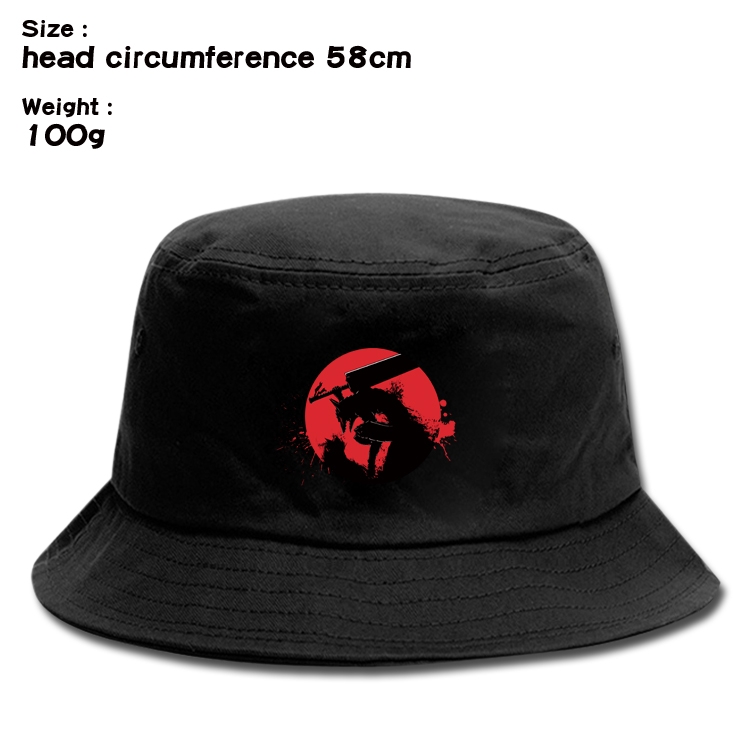 Berserk Anime canvas fisherman hat sun hat 58cm