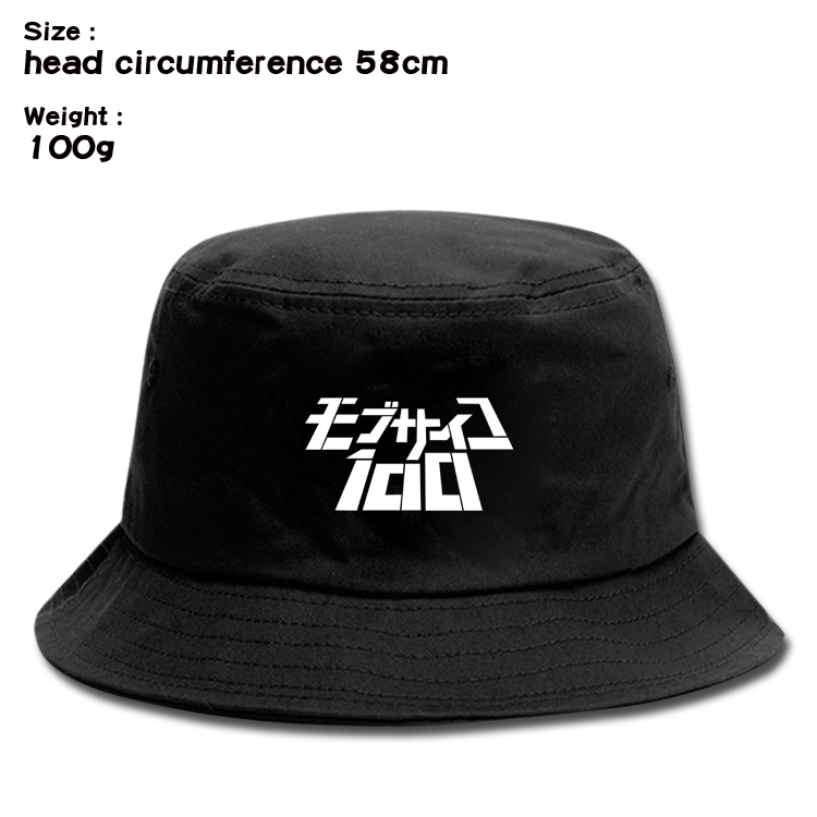 Mob Psycho 100 Anime canvas fisherman hat sun hat 58cm