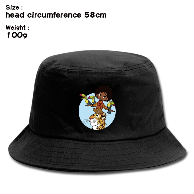 full house of magic Anime canvas fisherman hat sun hat 58cm