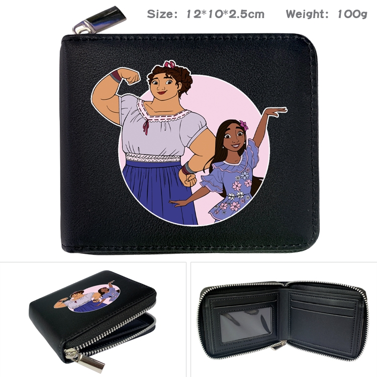 full house of magic Anime Full Color Short All Inclusive Zipper Wallet 10x12x2.5cm