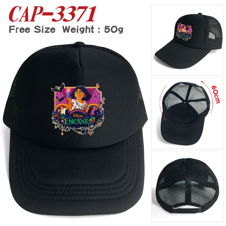 Encanto Anime mesh cap peaked cap sun hat 60cm  CAP-3371