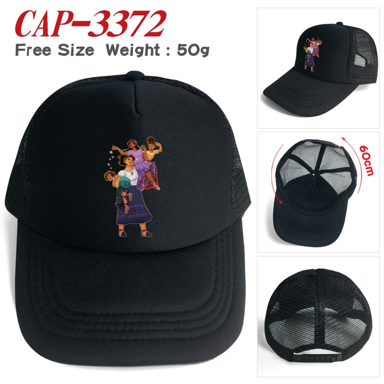 Encanto Anime mesh cap peaked cap sun hat 60cm CAP-3372