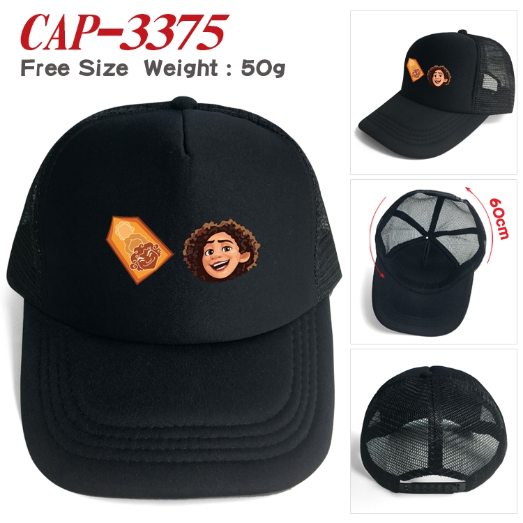 Encanto Anime mesh cap peaked cap sun hat 60cm CAP-3375