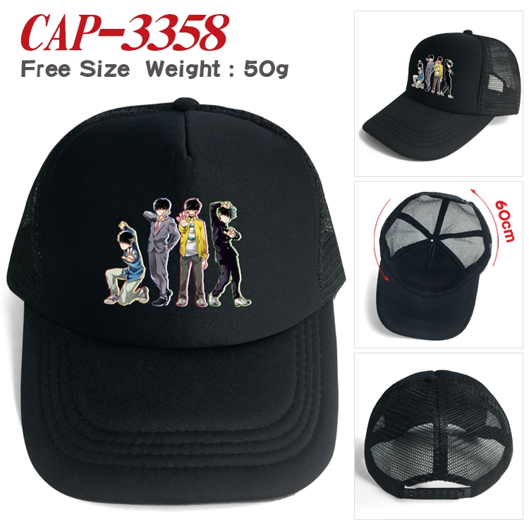 Mob Psycho 100 Anime mesh cap peaked cap sun hat 60cm CAP-3358