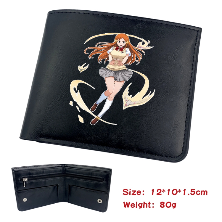 Bleach Anime inner buckle magnetic buckle two fold wallet 22.5X13.5CM