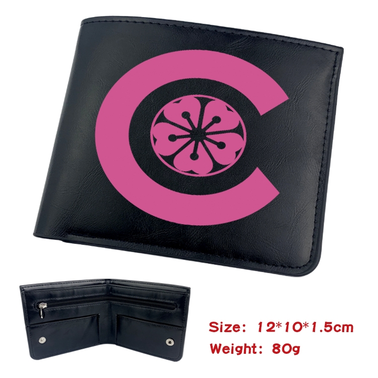 SK∞ Anime inner buckle magnetic buckle two fold wallet 22.5X13.5CM