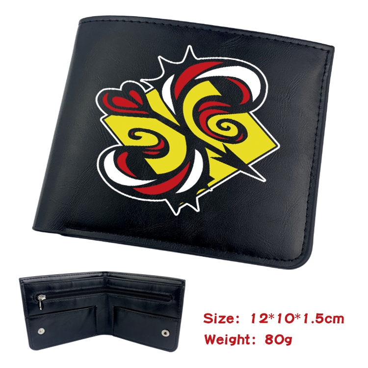 SK∞ Anime inner buckle magnetic buckle two fold wallet 22.5X13.5CM