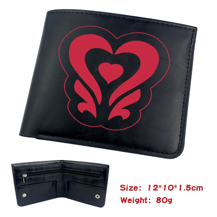 SK∞ Anime inner buckle magnetic buckle two fold wallet 22.5X13.5CM