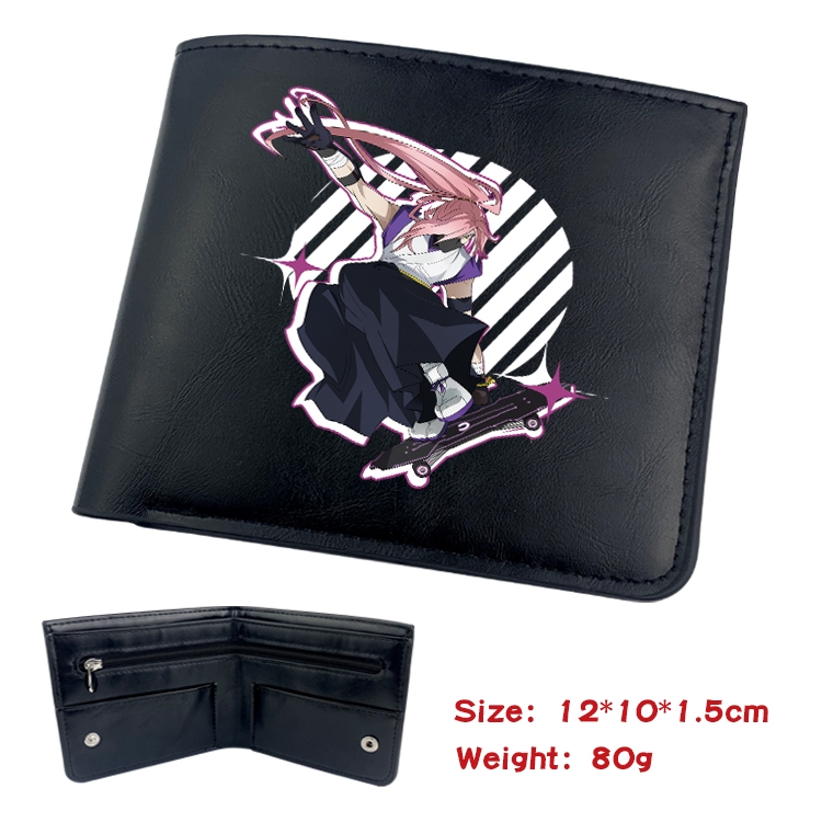 SK∞ Anime inner buckle magnetic buckle two fold wallet 22.5X13.5CM