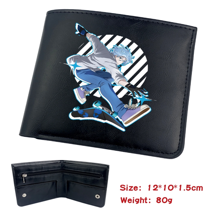 SK∞ Anime inner buckle magnetic buckle two fold wallet 22.5X13.5CM