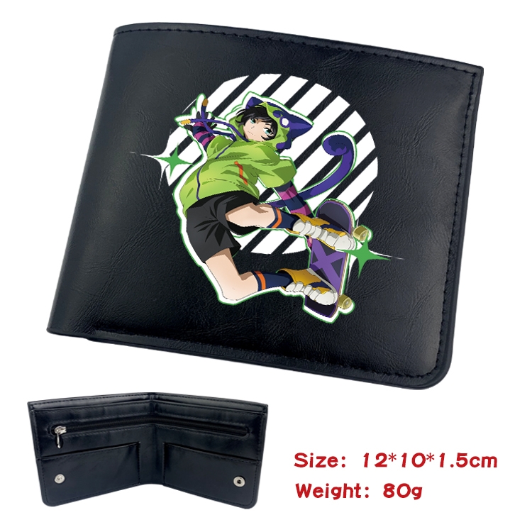 SK∞ Anime inner buckle magnetic buckle two fold wallet 22.5X13.5CM