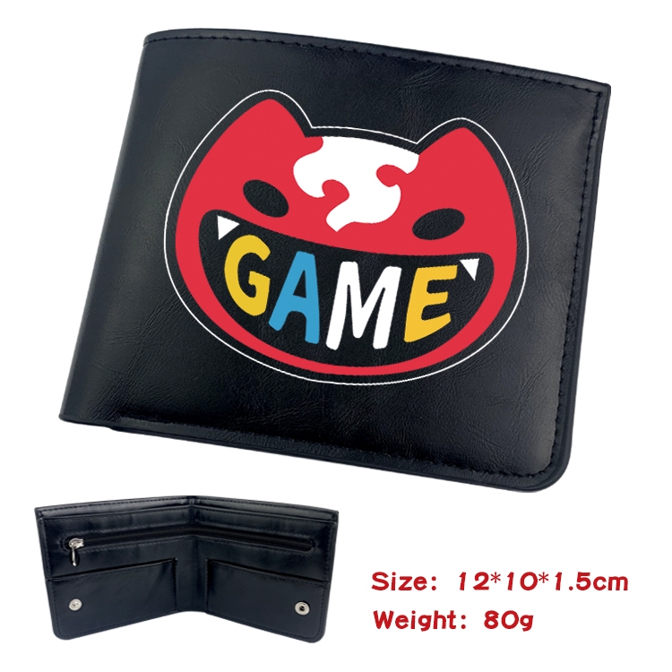 SK∞ Anime inner buckle magnetic buckle two fold wallet 22.5X13.5CM