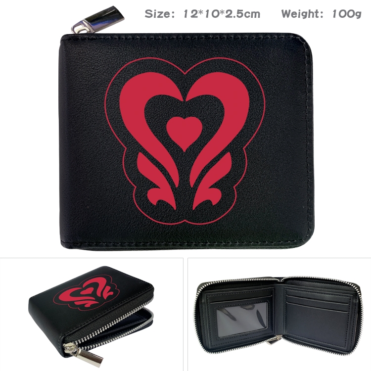 SK∞ Anime Full Color Short All Inclusive Zipper Wallet 10x12x2.5cm