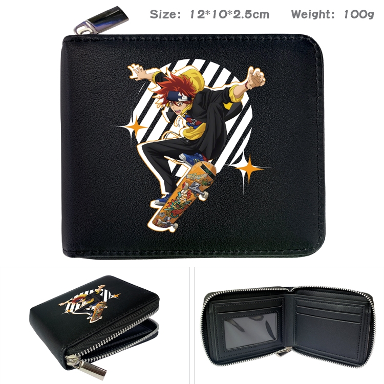 SK∞ Anime Full Color Short All Inclusive Zipper Wallet 10x12x2.5cm