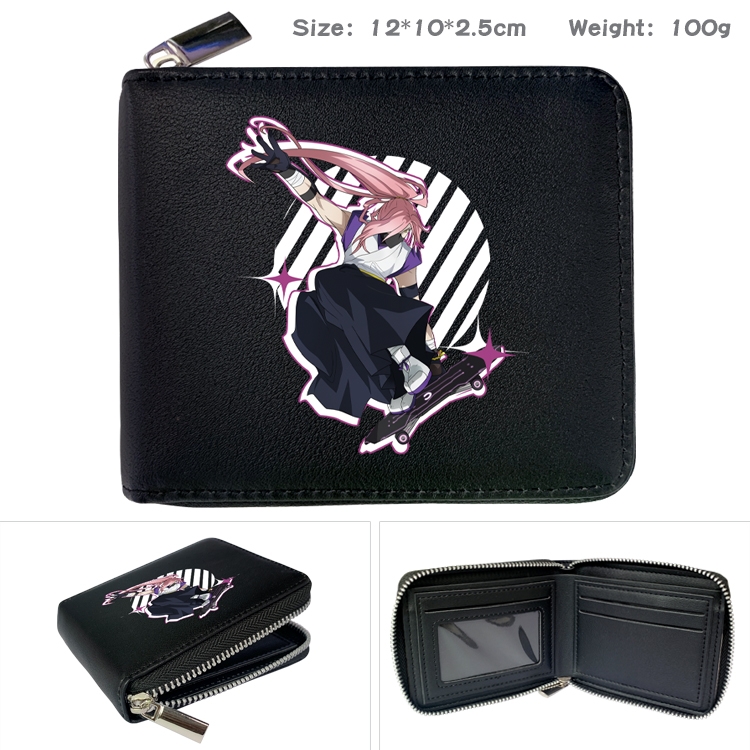 SK∞ Anime Full Color Short All Inclusive Zipper Wallet 10x12x2.5cm