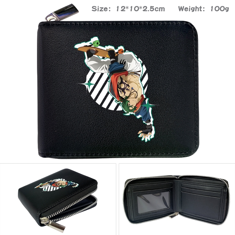 SK∞ Anime Full Color Short All Inclusive Zipper Wallet 10x12x2.5cm