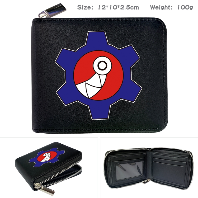 SK∞ Anime Full Color Short All Inclusive Zipper Wallet 10x12x2.5cm