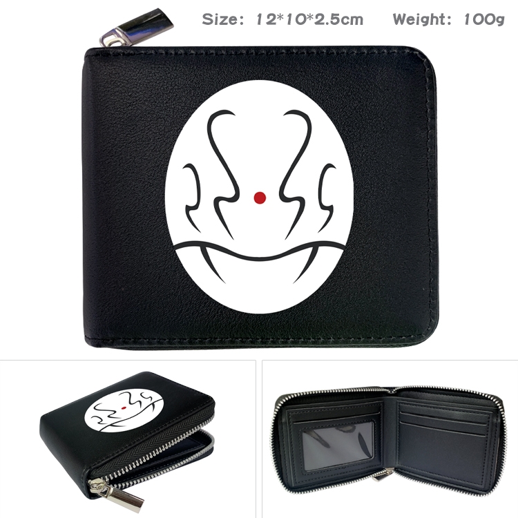 That Time I Got Slim Anime Full Color Short All Inclusive Zipper Wallet 10x12x2.5cm