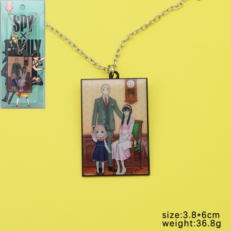 SPY×FAMILY Anime cartoon metal necklace pendant