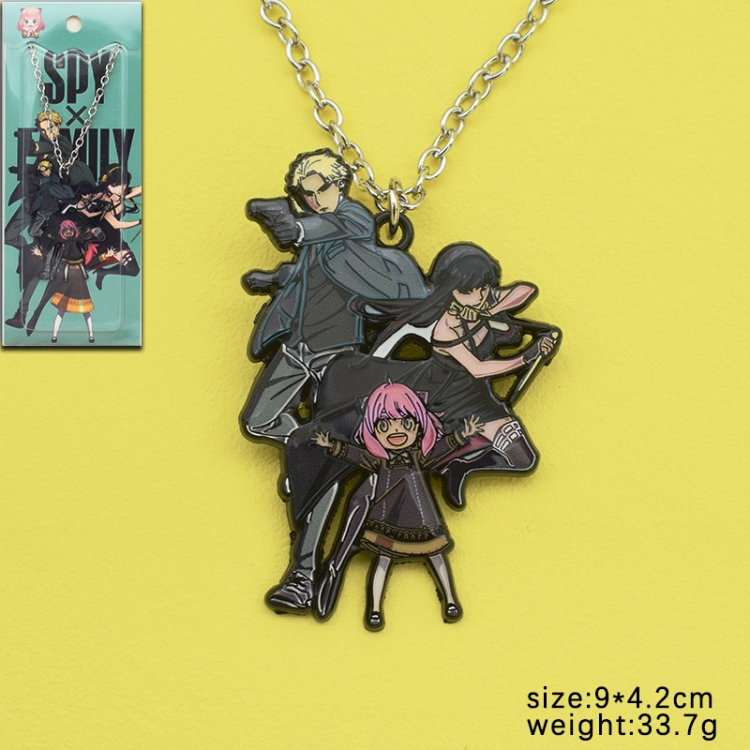 SPY×FAMILY Anime cartoon metal necklace pendant