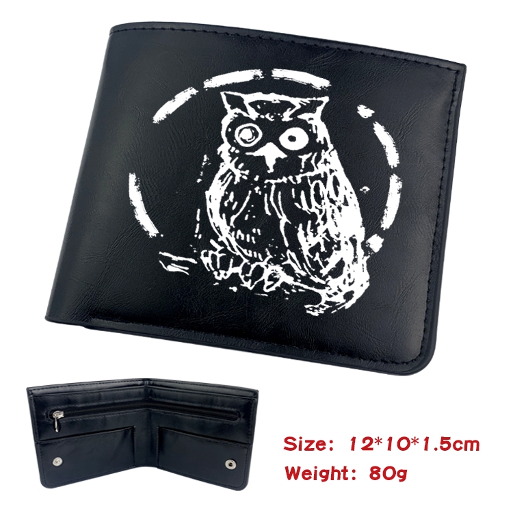 The Promised Neverla Anime inner buckle magnetic buckle two fold wallet 22.5X13.5CM