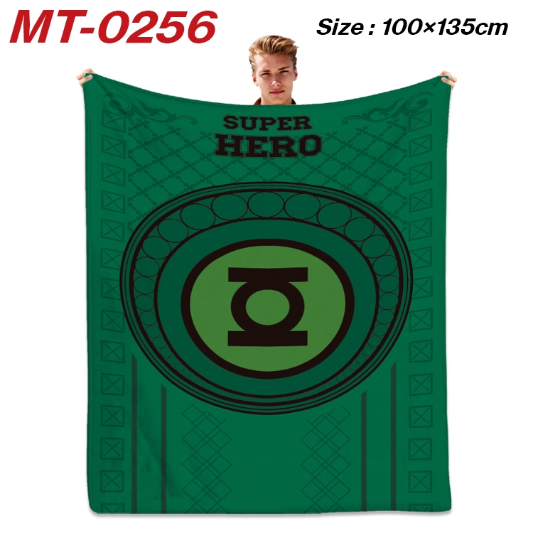 Super hero Anime Flannel Blanket Air Conditioning Quilt Double Sided Printing 100x135cm MT-0256