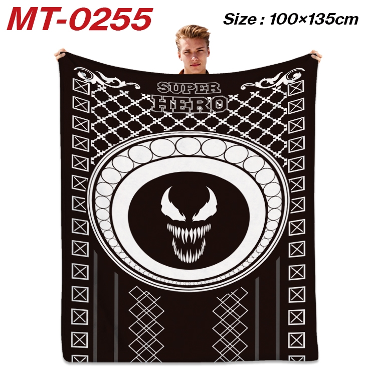 Super hero Anime Flannel Blanket Air Conditioning Quilt Double Sided Printing 100x135cm  MT-0255