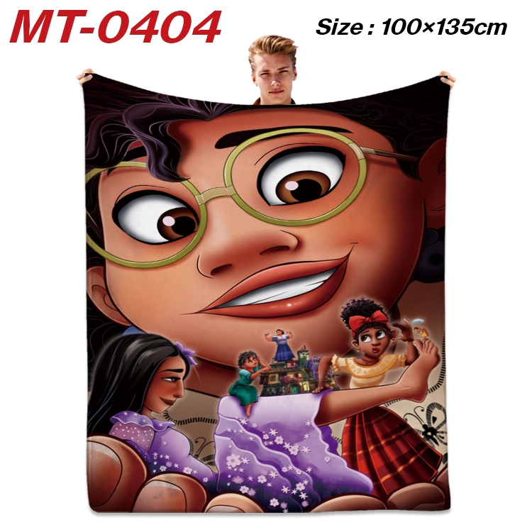 full house of magic Anime Flannel Blanket Air Conditioning Quilt Double Sided Printing 100x135cm MT-0404