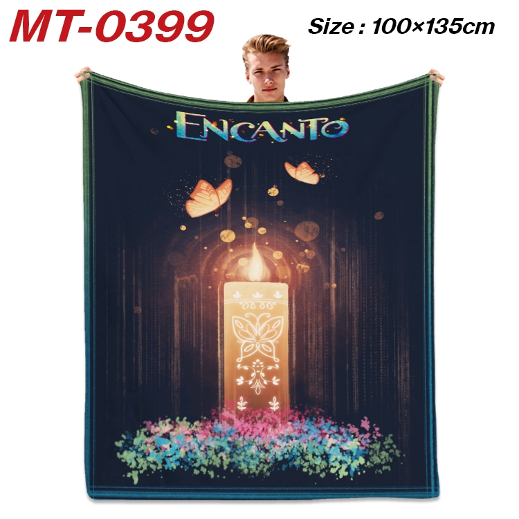 full house of magic Anime Flannel Blanket Air Conditioning Quilt Double Sided Printing 100x135cm MT-0399