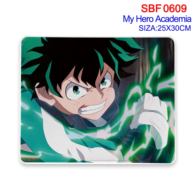 My Hero Academia Anime peripheral edge lock mouse pad 25X30cm SBF-609