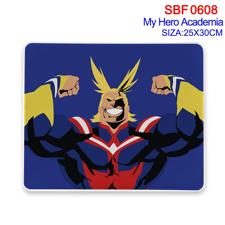 My Hero Academia Anime peripheral edge lock mouse pad 25X30cm  SBF-608