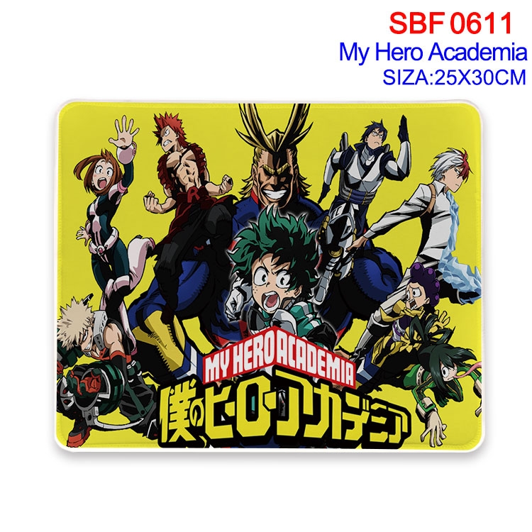 My Hero Academia Anime peripheral edge lock mouse pad 25X30cm SBF-611