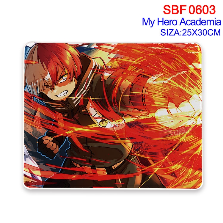 My Hero Academia Anime peripheral edge lock mouse pad 25X30cm SBF-603