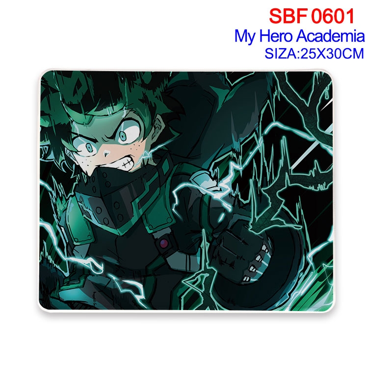 My Hero Academia Anime peripheral edge lock mouse pad 25X30cm  SBF-601
