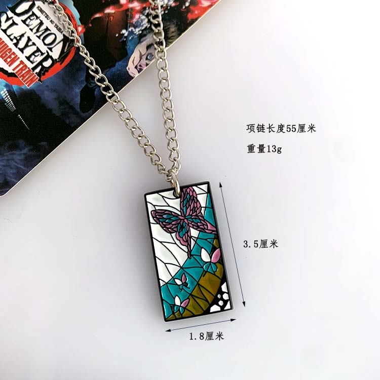 Demon Slayer Kimets Anime Metal Necklace Pendant Jewelry