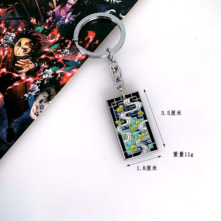 Demon Slayer Kimets Anime Metal Keychain Pendant price for 5 pcs