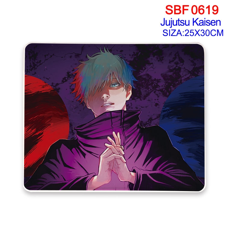 Jujutsu Kaisen Anime peripheral edge lock mouse pad 25X30cm SBF-619