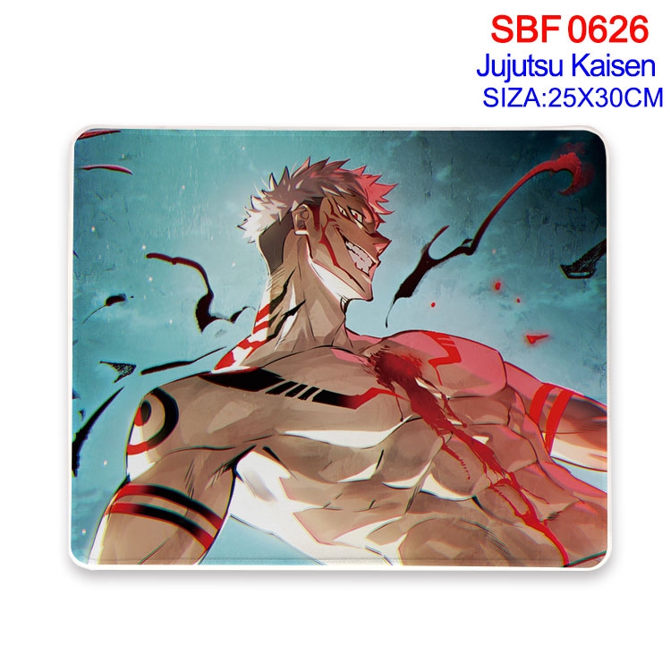 Jujutsu Kaisen Anime peripheral edge lock mouse pad 25X30cm SBF-626