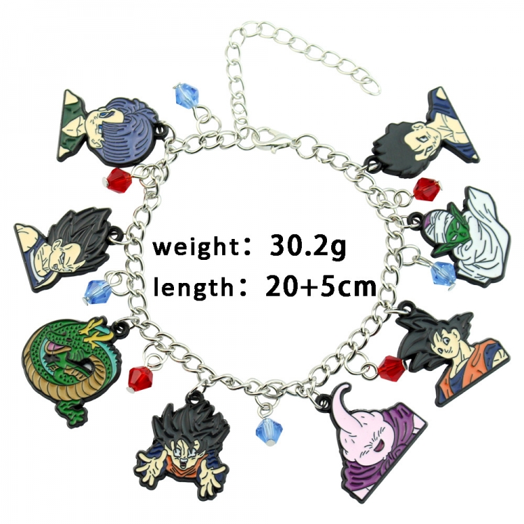 DRAGON BALL Cartoon Metal Bracelet Jewelry OPP Bag  price for 5 pcs B067