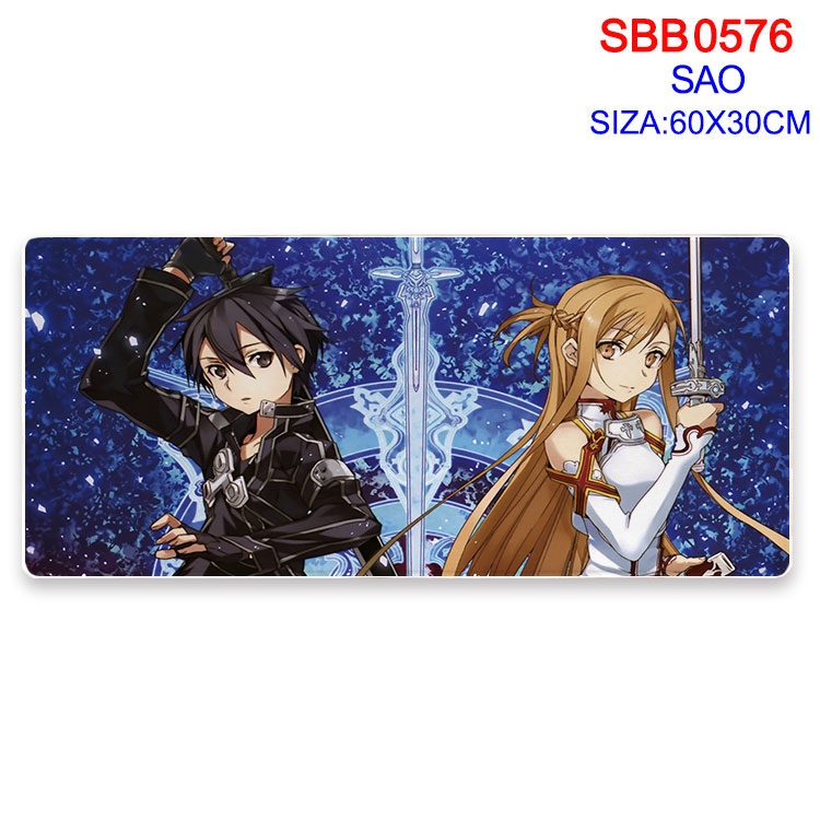 Sword Art Online Anime peripheral edge lock mouse pad 60X30cm  SBB-576