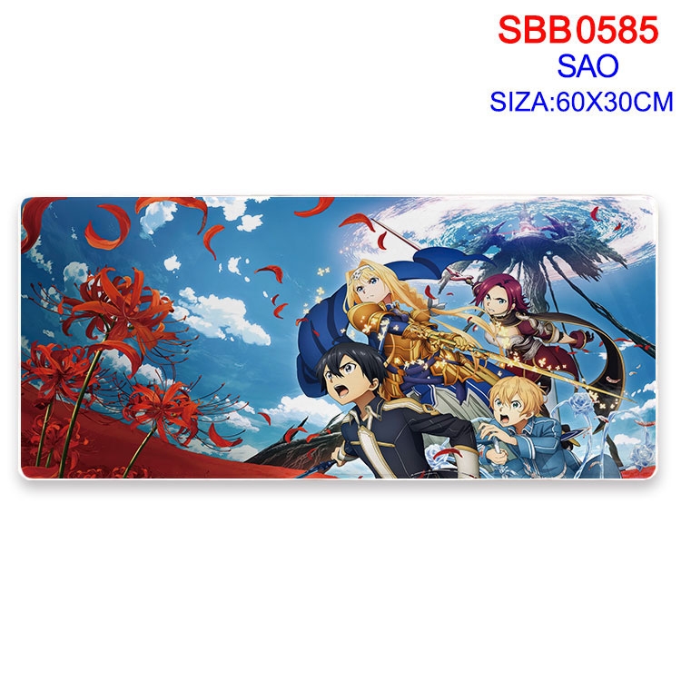 Sword Art Online Anime peripheral edge lock mouse pad 60X30cm SBB-585
