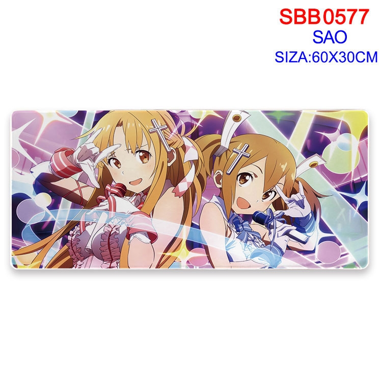 Sword Art Online Anime peripheral edge lock mouse pad 60X30cm  SBB-577