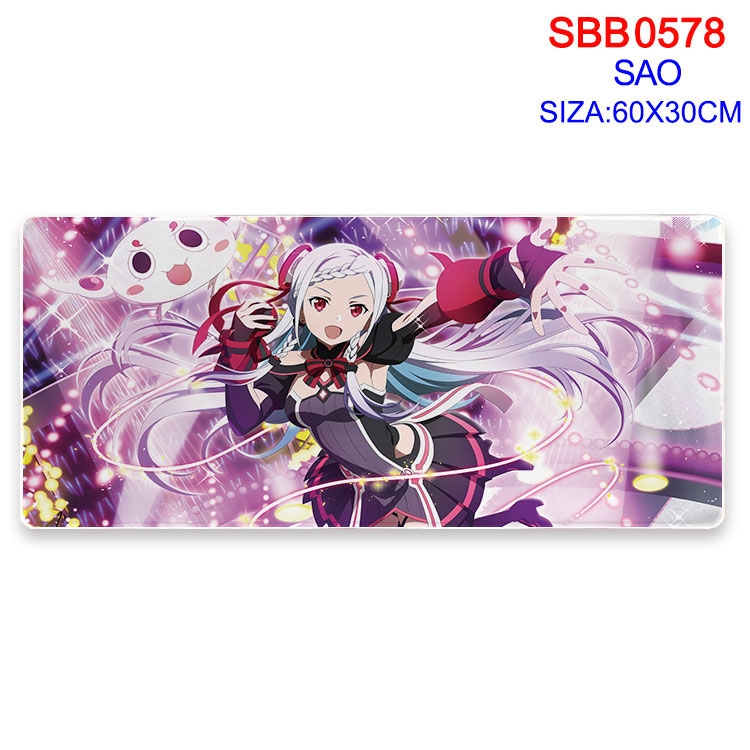 Sword Art Online Anime peripheral edge lock mouse pad 60X30cm  SBB-578