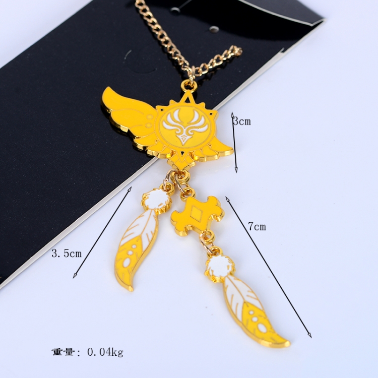 Genshin Impact Anime peripheral metal pendant necklace pendant